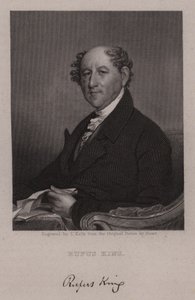 Rufus King, American lawyer, politician and diplomat by Gilbert Stuart